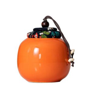 Colorful Ceramic Storage Jar Matcha Tin Can