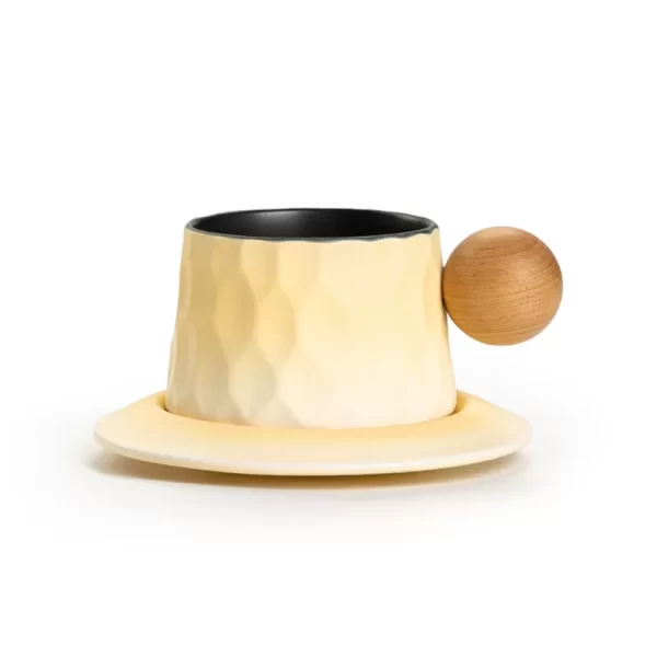 12oz 350ml Light Luxury Durable Ceramic Cup Set