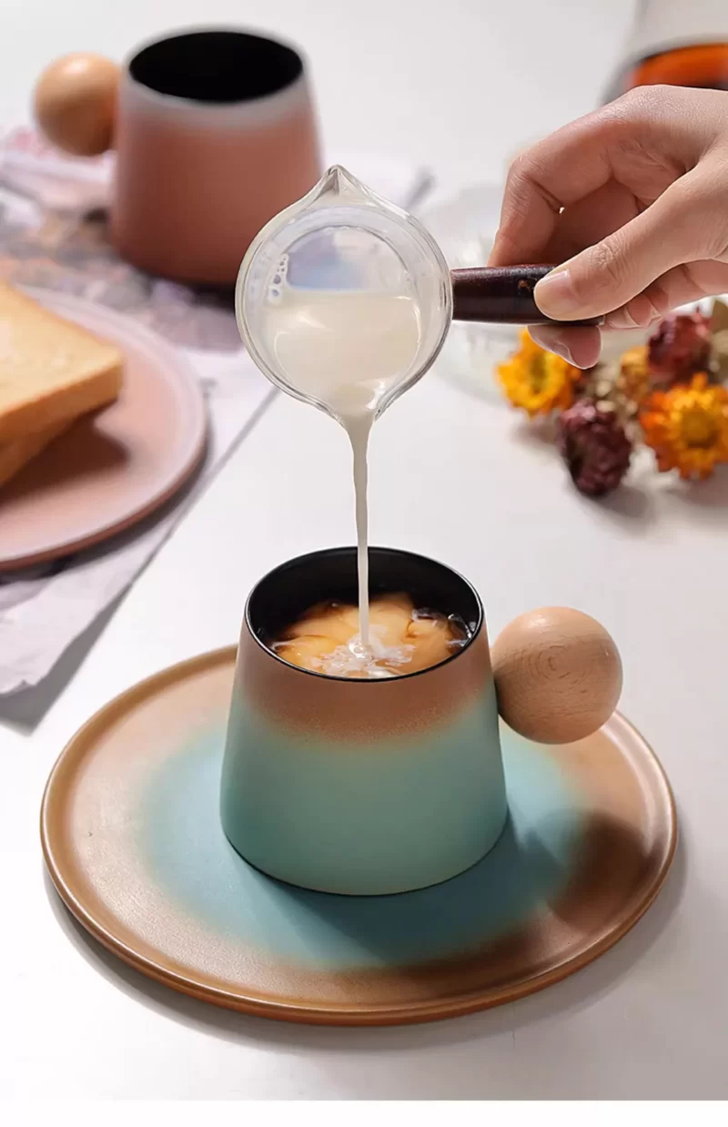12oz 350ml Light Luxury Durable Ceramic Cup Set - Image 3