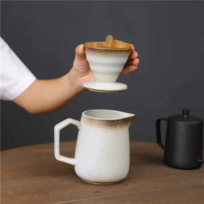 620Ml 21oz Creative Pot Set Funnel Coffee Filter Cup