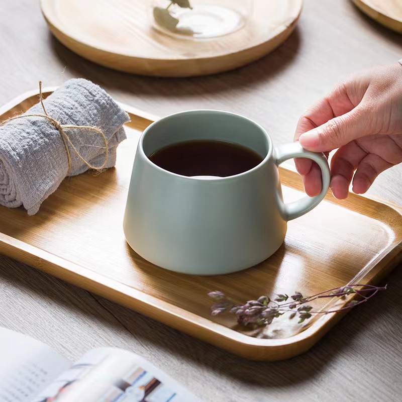 Ceramic Latte Coffee Espresso Cups and Saucers