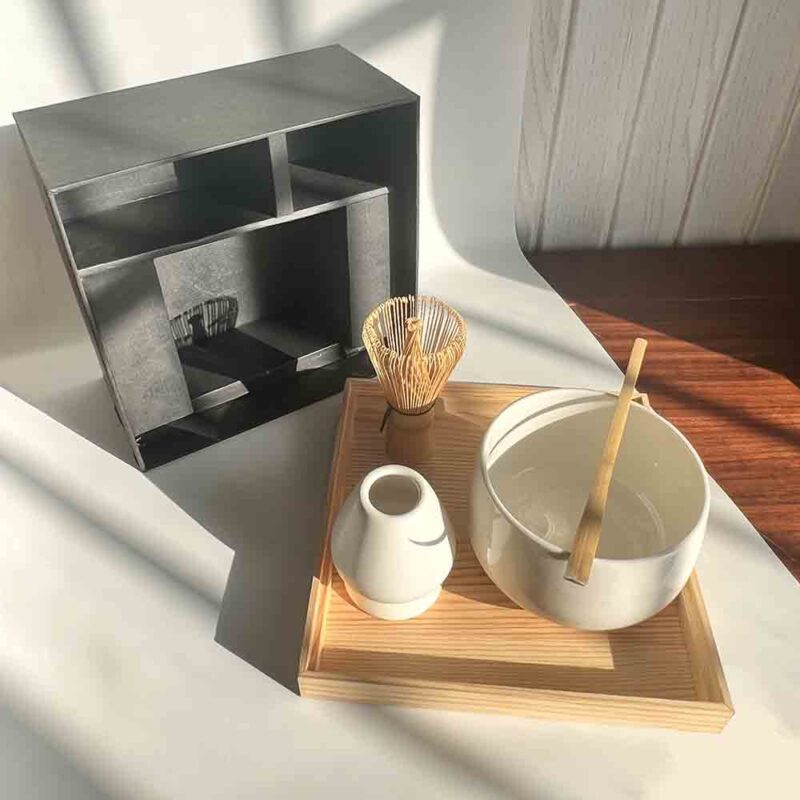 Ceremonial Gift Box Matcha Tea Making Kit of 6