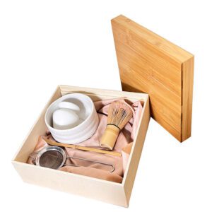 Ceremonial Gift Box Matcha Tea Making Kit of 6