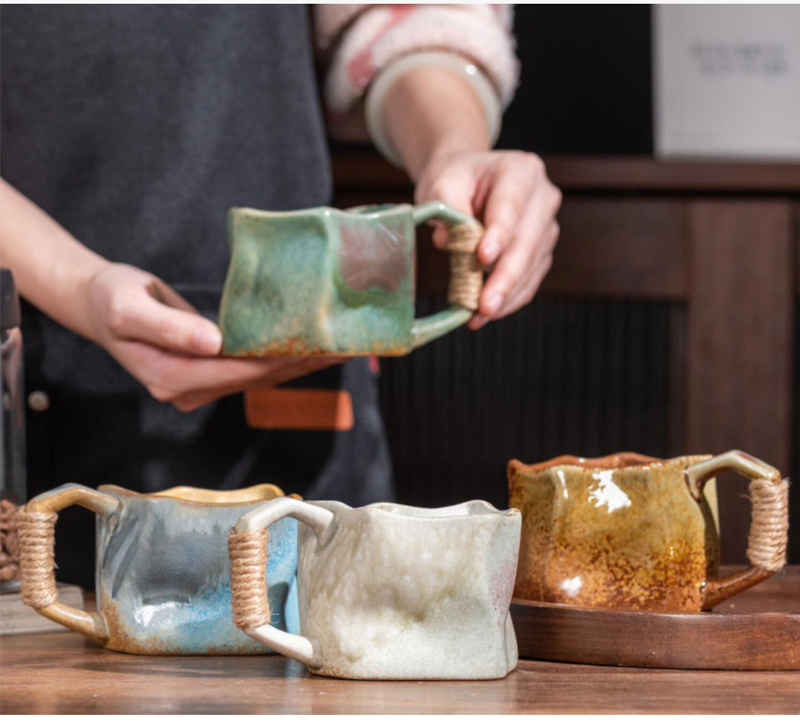 Creative Ceramic Drinkware Irregular Coffee Mug