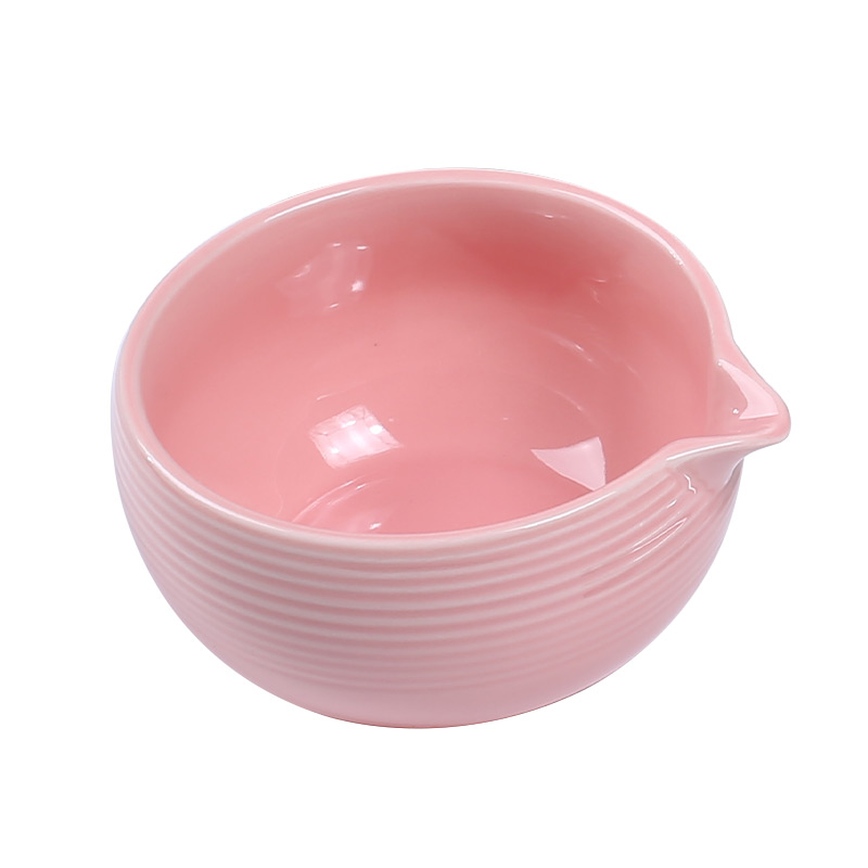 Customized Ceremonial Ceramic Pink Matcha Bowl