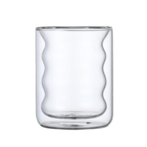 Double Walled Borosilicate Glass Matcha Latte Cup