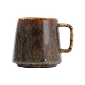 Unique Altered Glaze Pottery Mugs Handmade