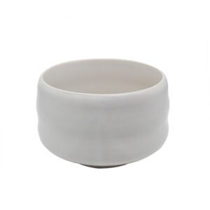 Ceremonial Grade Porcelain White Matcha Bowl