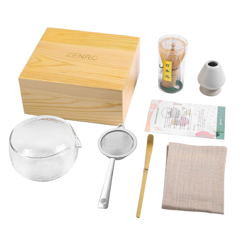 OEM Ceremonial Wood Gift Box Matcha Kit Set