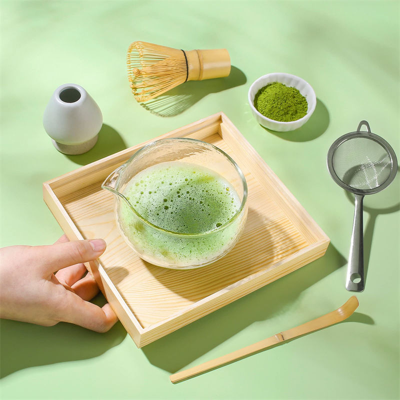 OEM Ceremonial Wood Gift Box Matcha Kit Set