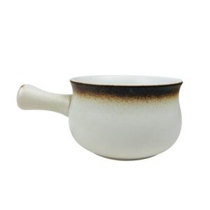 Custom Handle Ceramic Matcha Bowl Chawan