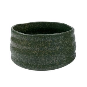 Vintage Green Chawan Pottery for Matcha Mixing