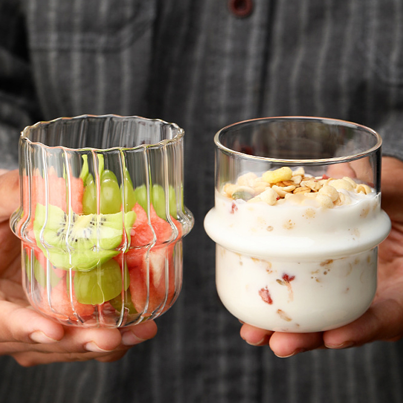 OEm Luxury Clear Glass Matcha Green Tea Cup