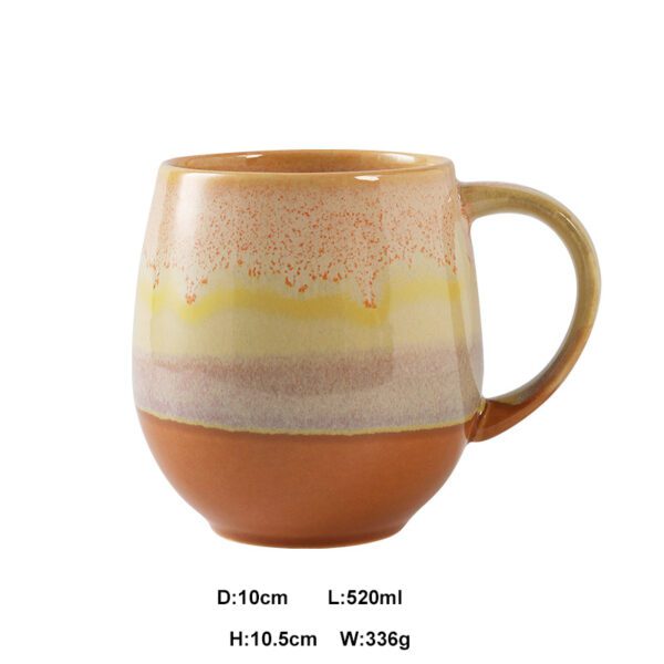 Custom Light Luxury Ceramic Cup with Handle 20