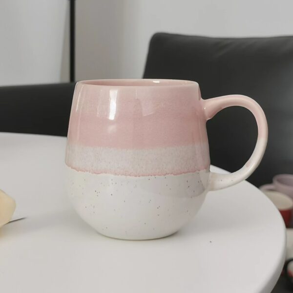 Custom Light Luxury Ceramic Cup with Handle 24