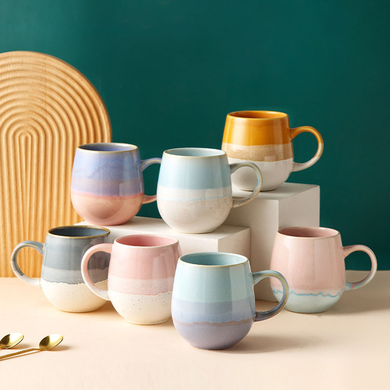 Custom Light Luxury Ceramic Cup with Handle