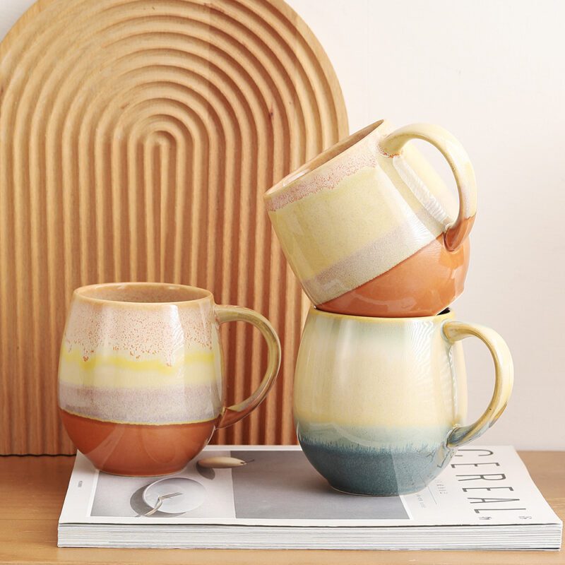 Custom Light Luxury Ceramic Cup with Handle