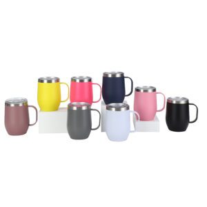 Custom Stainless Steel Insulated Coffee Mug With Lid