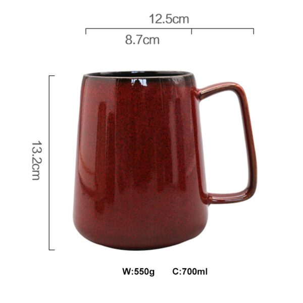 OEM Handmade Large Coffee Cup with Handle 1