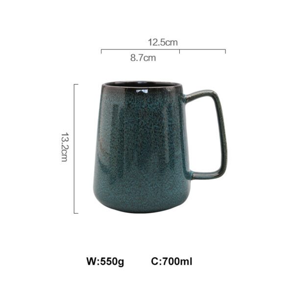 OEM Handmade Large Coffee Cup with Handle 15