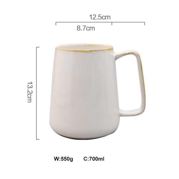 OEM Handmade Large Coffee Cup with Handle 17