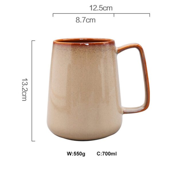 OEM Handmade Large Coffee Cup with Handle 20