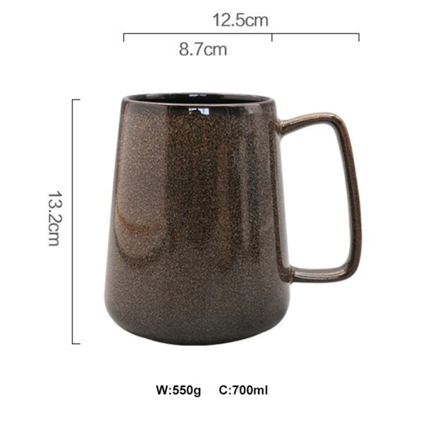 OEM Handmade Large Coffee Cup with Handle 28