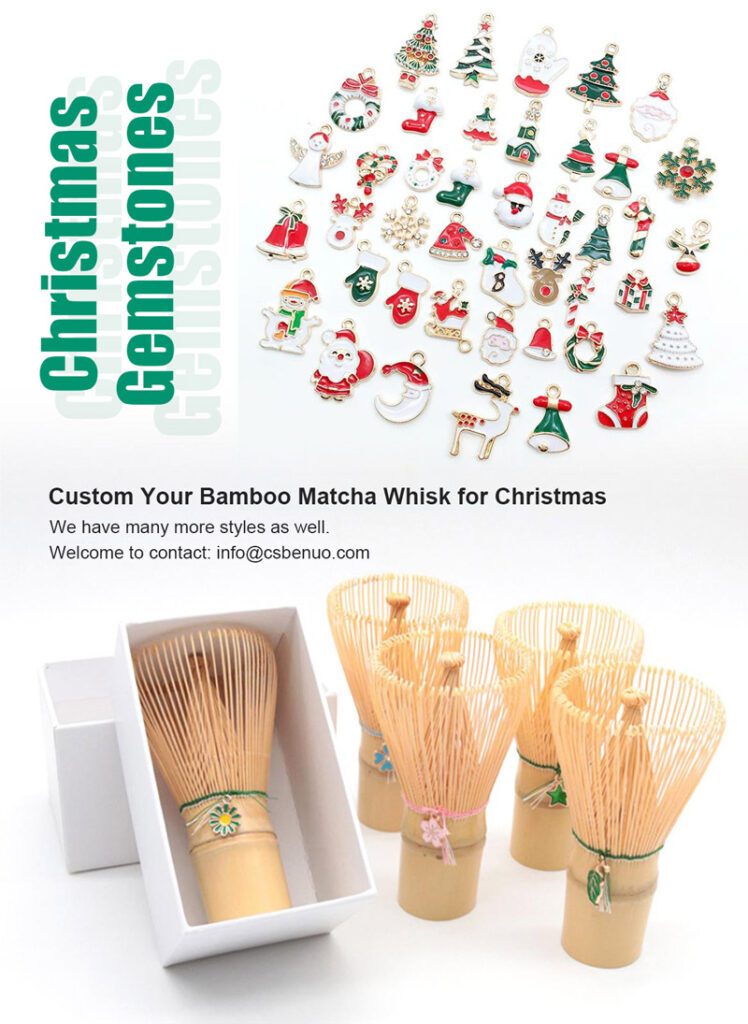Xmas Bamboo Matcha Whisk