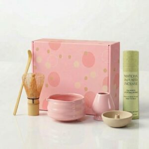 Bamboo Whisk Matcha Tea Set with Incense