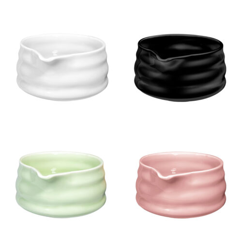 Custom Color Ceramic Matcha Bowl Spout