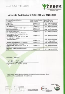 Benuo Certificates (2)