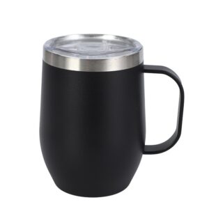 Custom Stainless Steel Insulated Coffee Mug With Lid (19)